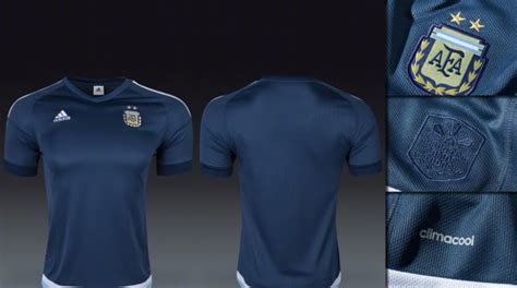 se filtraron fotos de la nueva camiseta suplente de la selección argentina nexofin