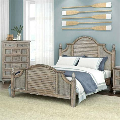 Local delivery or ship out. Wicker Headboard Twin Queen King Tropical Shutter Rattan ...