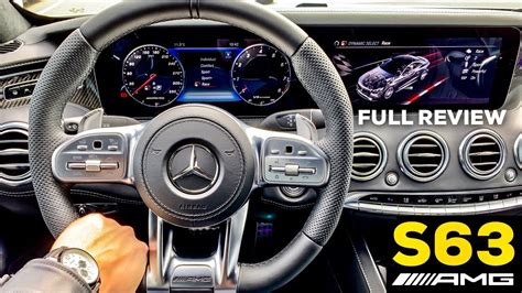 2019 Mercedes Amg S63 Coupé V8 Full Review Brutal Sound Interior