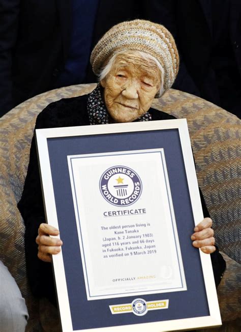 Japanese Woman Honored By Guinness As Oldest Person At