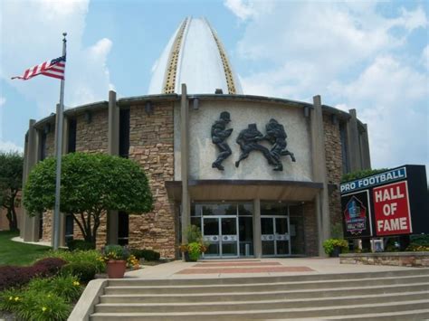 The Pro Football Hall Of Fame In Canton Oh Nfl Hall Of Fame Football