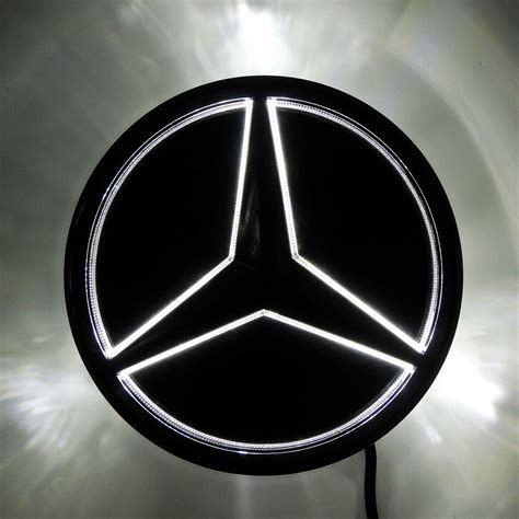 Mercedes Benz Front Grille Blled Plating Mirror Logo Illuminated Emble