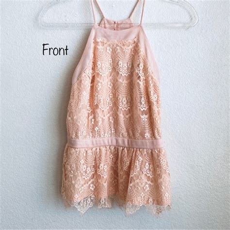 Forever 21 Tops Soft Pink Lace Tank Top Poshmark