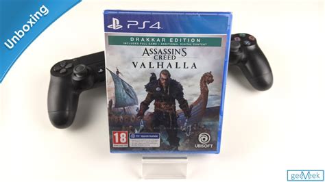 Assassins Creed Valhalla Drakkar Edition Ps4 Unboxing Youtube