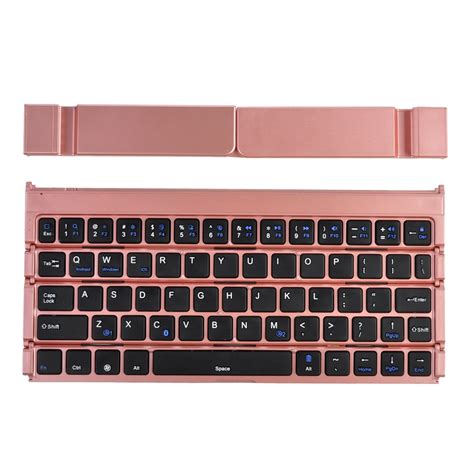 Gk808 Ultra Thin Foldable Bluetooth V30 Keyboard Built In Holder