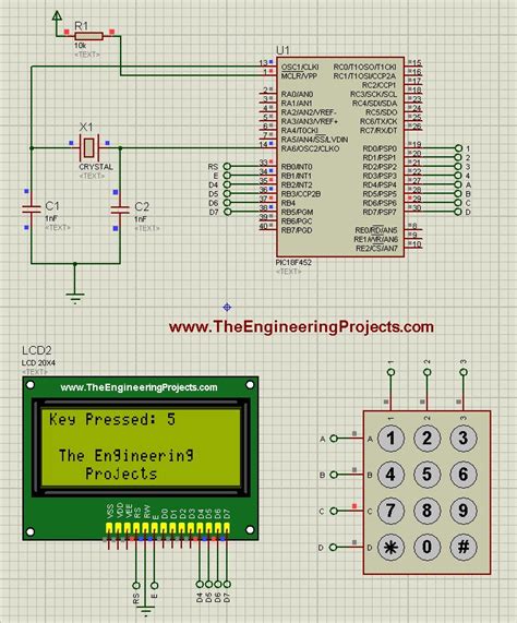 Keypad Interfacing With Pic16f877a Microcontroller