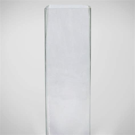 Square Glass Vase Tall 6x24 Thumb West Coast Event Productions Inc
