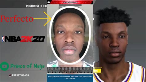 How To Get The Perfect Face Scan In Nba 2k20 Youtube