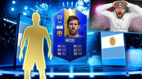 Omg Yes I Got 99 Tots Messi And I Packed 2 Tots Fifa 19 Ultimate Team
