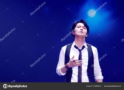 Handout Image Japanese Actor Singer Masaharu Fukuyama Performs His