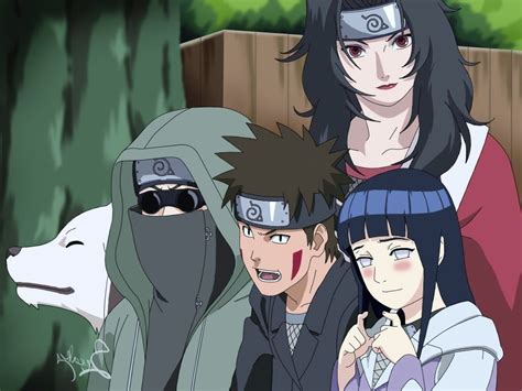 Naruto Shippuuden Aburame Shino Hyuuga Hinata Inuzuka Kiba Yuhi Kurenai Wall Daftsex Hd