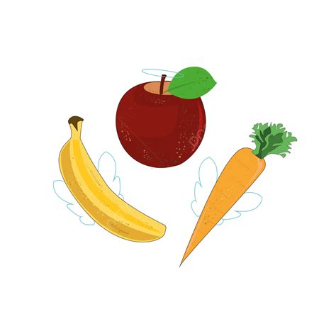 Apple Banana Vector Hd Png Images Fruit Vector Illustration Apple