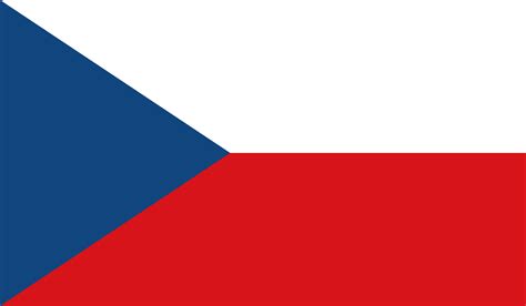 Geographical and political facts, flags and ensigns of the czech republic. Czech Republic Flag Download Vector