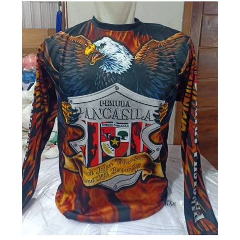 Jual Kaos Loreng Pemuda Pancasila Logo Garuda Shopee Indonesia