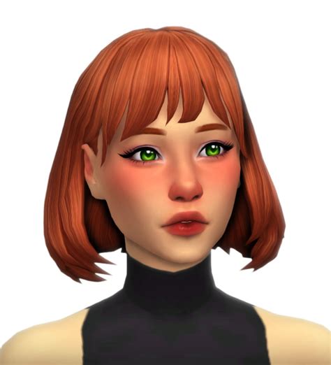 Domino Hair In 40 Puppy Crow Colors At Simandy Sims 4 Updates