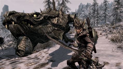 Dragon And Dragon Rider At Skyrim Nexus Mods And Community