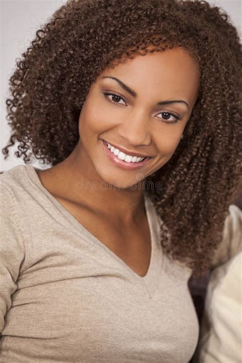 Beautiful Mixed Race African American Girl Stock Photo Image Of