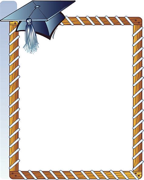 Best Graduation Hat Border Illustrations Royalty Free Vector Graphics
