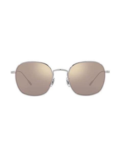 Oliver Peoples Ades Sunglasses Silver In Metallic Save 26 Lyst