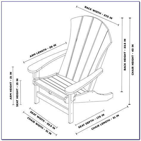 Adirondack Chair Plans Printable