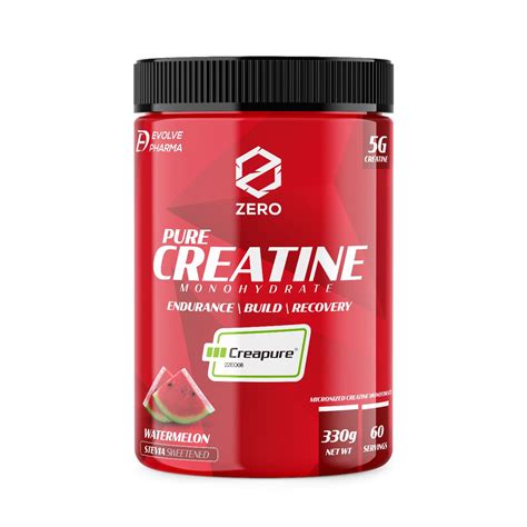 Zero Pure Creatine Creapure Evolve Nutrition