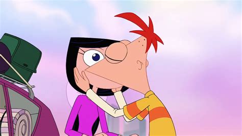 Image Phineas Give A Kiss To Isabella Phineas And Ferb Wiki