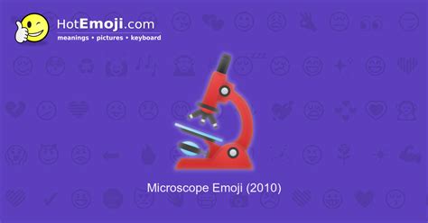🔬 Microscope Emoji Meaning With Pictures From A To Z