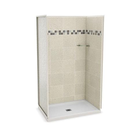 Maax Utile 32 Inch X 48 Inch Alcove Shower Stall In Stone Sahara The Home Depot Canada