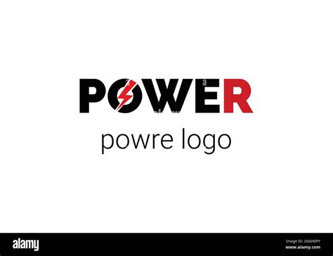 Power Logo Design Template Stock Vector Image And Art Alamy