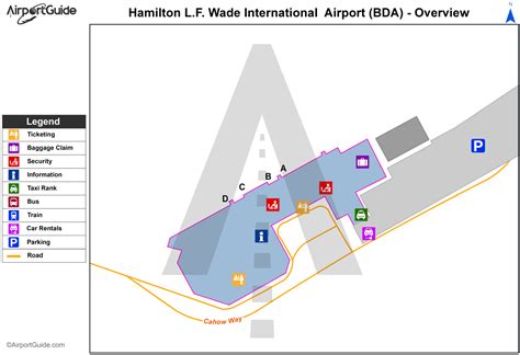 Hamilton L F Wade International Bda Airport Terminal Maps