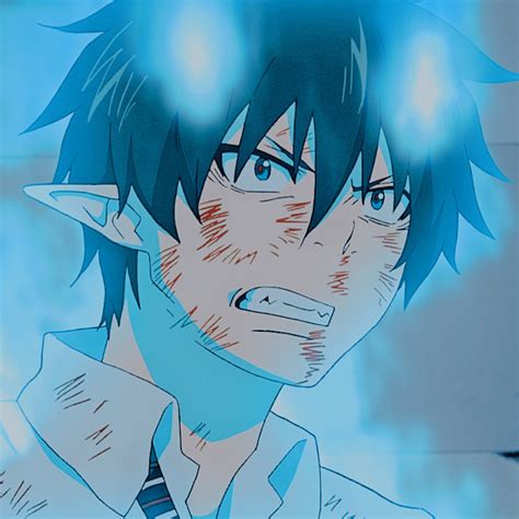 Aesthetic Anime Pfp Blue Rin Okumura Pfp Blue Exorcist
