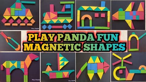 Play Panda Fun Magnetic Shapes Youtube