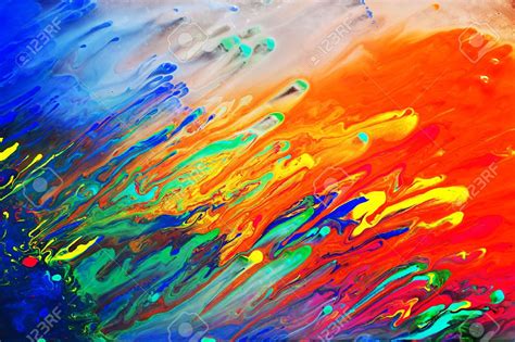 Free Download Colorful Abstract Acrylic Painting Natural Dynamic
