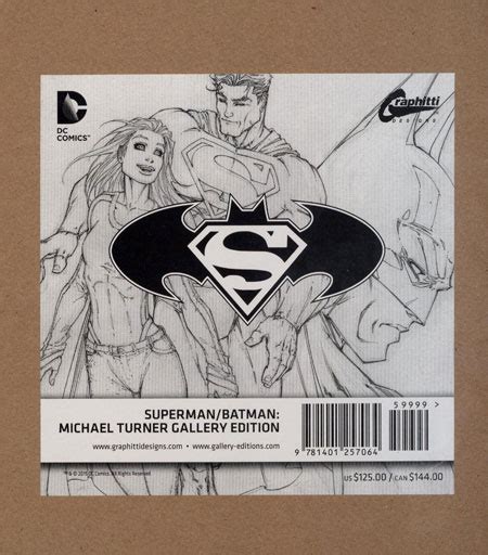 Supermanbatman Michael Turner Gallery Edition Hc Bdmania