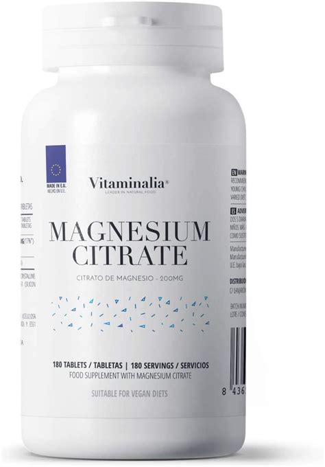 Magnesium Citraat Mg Vitaminalia Hoge Dosering Zuiver Magnesium Verhoogt Testosteron