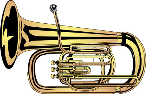 Tuba Sousaphone Clip Art Baritone Cliparts Png Download 1331860
