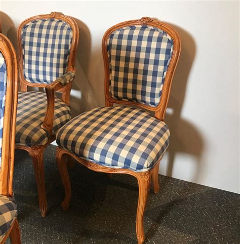 Vases, artwork, and the like. Set of Six Louis XV Dining Chairs For Sale at 1stdibs