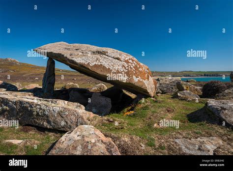 Coetan Arthur Neolithic Burial Chamber Cromlech Near St Davids Head