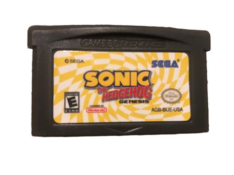 Sonic The Hedgehog Nintendo Game Boy Advance Gba Video Game Puzzles Ltd