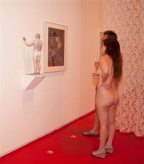 Nudist Club Attends Nude Art Exhibition A Lot Of Nudity Ensues NSFW