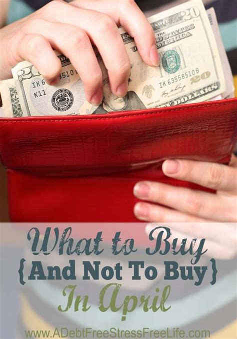 10 Things To Buy And Not To Buy In April A Mess Free Life