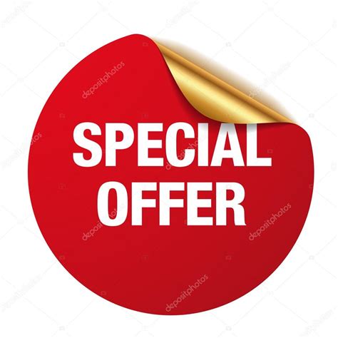 Red Special Offer Sticker — Stock Vector © Newartgraphics 26734763