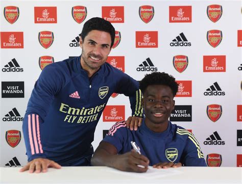 Bukayo Saka Signs Long Term Arsenal Deal Premium Times Nigeria