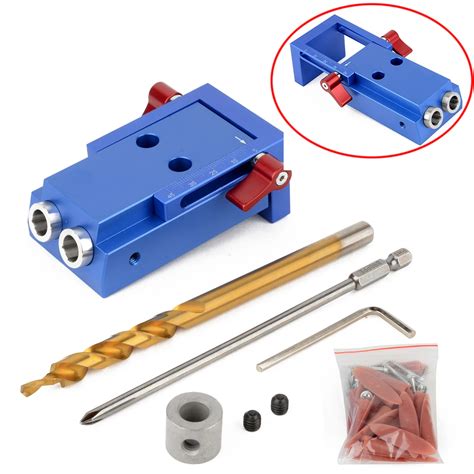 Buy 1 Set Mini Pocket Hole Jig Kit Screwdriver