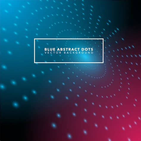 Premium Vector Blue Abstract Dots Background
