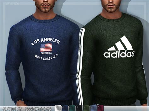 Sporty Sweaters By Pinkzombiecupcakes At Tsr Sims 4 Updates