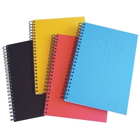 Spirax 512 Hardcover A4 Spiral Notebooks Assorted 56512a
