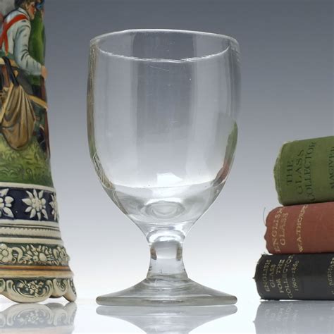 victorian antique glass rummer c1870 drinking glasses exhibit antiques