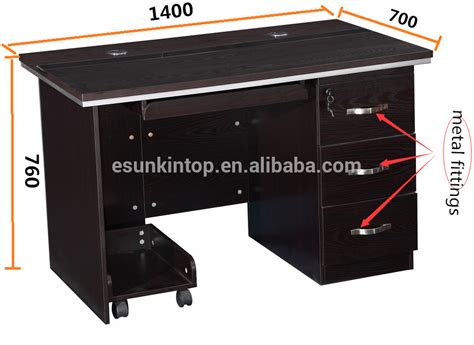Achieve a simplistic modern look with this lift computer table with three classic color options and handy adjustable height. Modern Simple Design Cheap Price Computer Table / Melamine ...
