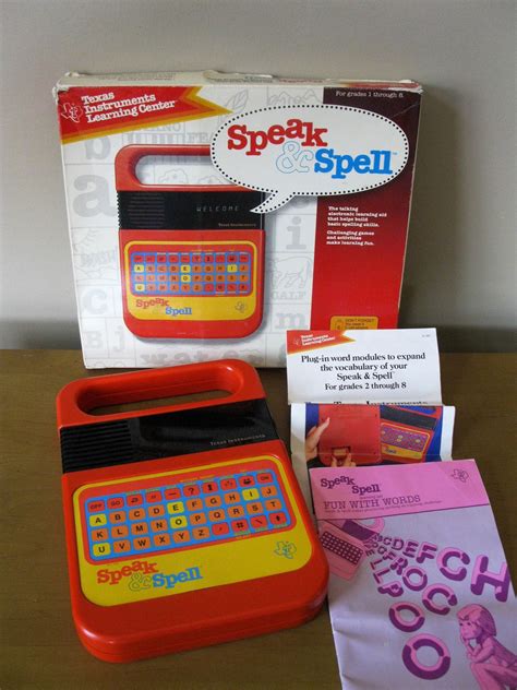 Speak And Spell By Texas Instruments Tested And Working Etsy